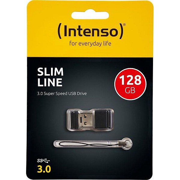 USB zibatmiņa Intenso Slim Line. 128 GB