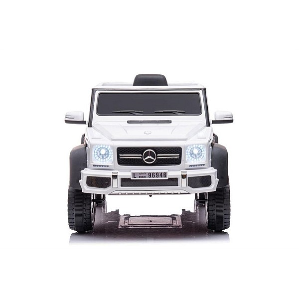 TOY ELECTRIC CAR MERCEDES G63 AMG WHITE