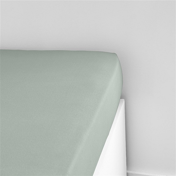 FITTED SHEET SAT TODAY180X200+30 CELADON