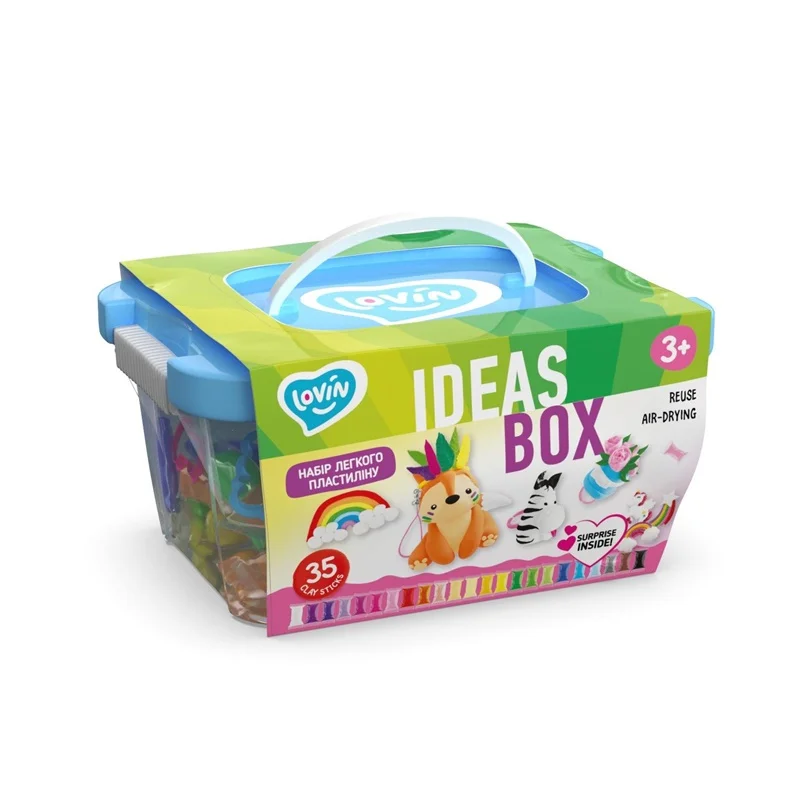 Plastilīns Lovin Ideas Box ETC70108