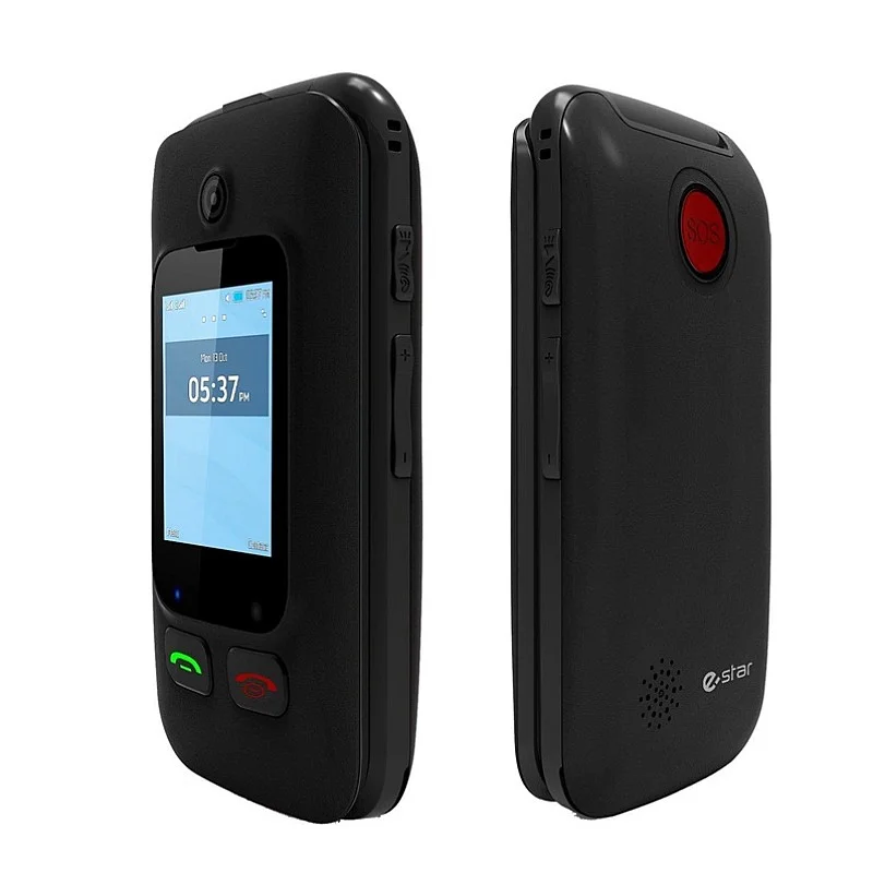 Mobilusis telefonas Digni Flip. juodas Mobilusis telefonas Digni Flip. juodas