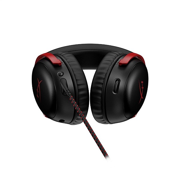 Laidinės žaidimų ausinės HyperX Cloud III. juodos/raudonos