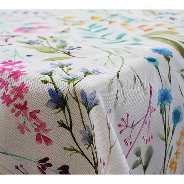 TABLECLOTH DJT-1076 FLOWERS1 140X300CM