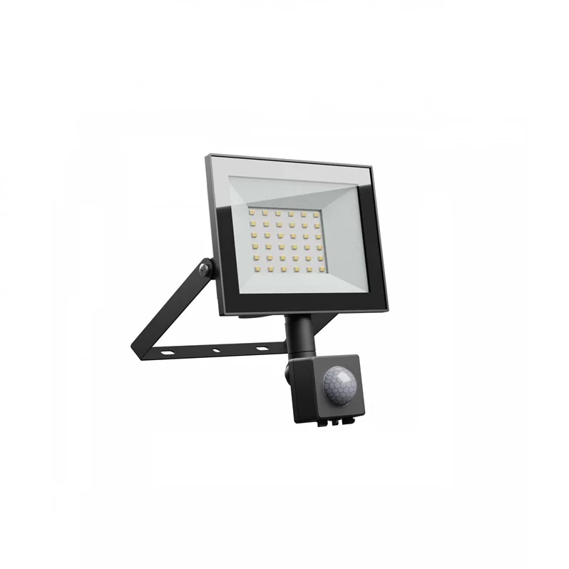 FLOODLIGH SENSOR 30W 230V NW IP44 BLACK