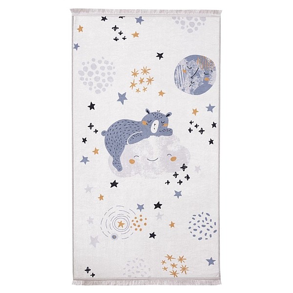 Kilimas vidaus Splendid BEAR Printed baltas/pilkas 160 x 120