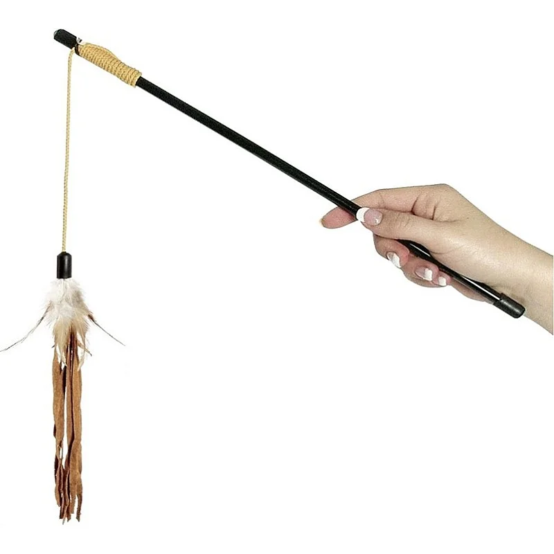 Žaislas katei Flamingo DANGLER. rudas/juodas Žaislas katei Flamingo DANGLER. rudas/juodas