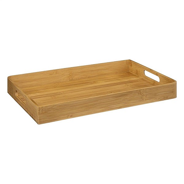 SET OF 2 TRAYS BAMBOO