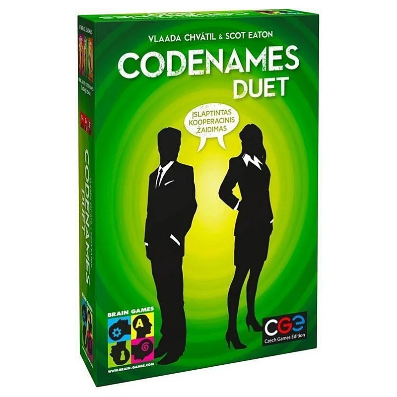 Galda spēle Brain Games Codenames Duet. LT