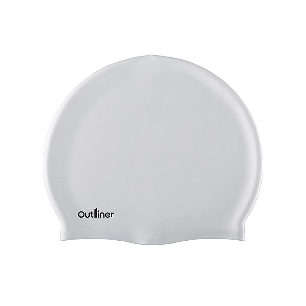 SWIMMING CAP WHITE OUTLINER FSSWM-005