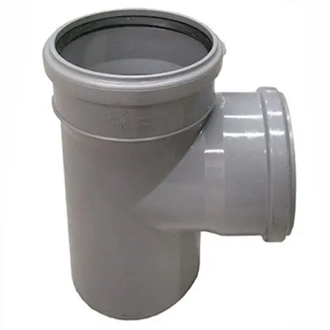 Kanalizācijas caurules trejgabals Wavin D110mm. 88°. PVC