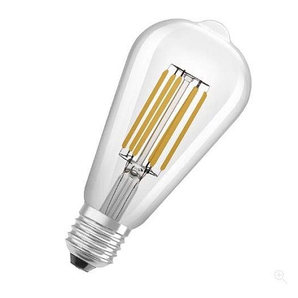 LED LEMPUTĖ. ST64. E27. 4W. 830. 840LM. FILAMENTINĖ. ULTRA