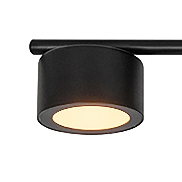 CEILING LED LIGHT LUCA 4X4W 2700K BLACK