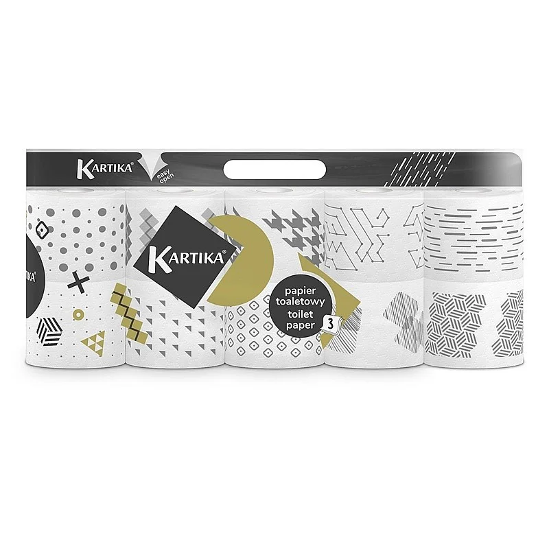 TOILET PAPER KARTIKA BLACK 200 10ROL 3L