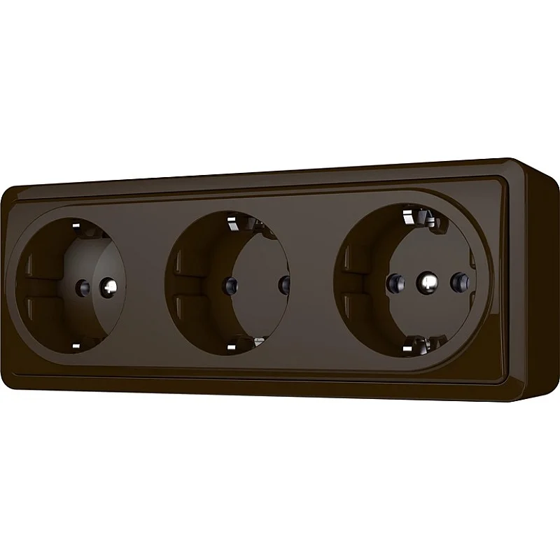 SOCKET 3PL SL+250 BROWN SOCKET 3PL SL+250 BROWN