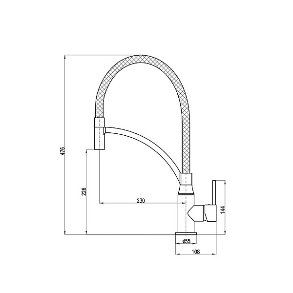 SINK LEVER MIXER DSE914.5