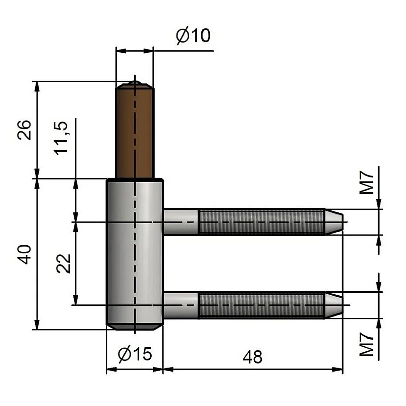 Lankstas durims TKZ Polna 9732053L. 1.5 cm x 6.6 cm Lankstas durims TKZ Polna 9732053L. 1.5 cm x 6.6 cm
