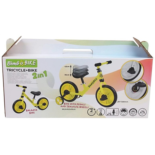 Bērnu velosipēds Bimbo Bike 2in1 Bike 75908. 11