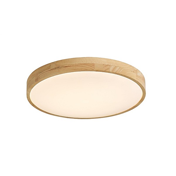 CEILING LED LIGHT NATA 4000K 50.5CM WOOD