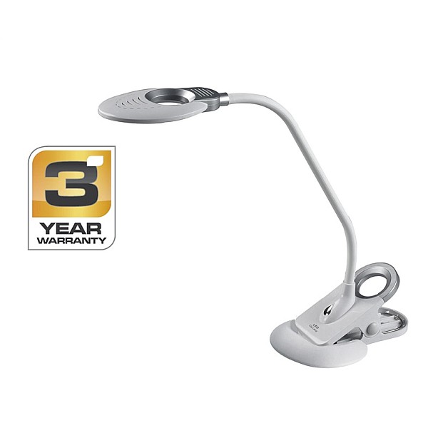 TABLE LED LAMP CLIPY BL1128 SILVER