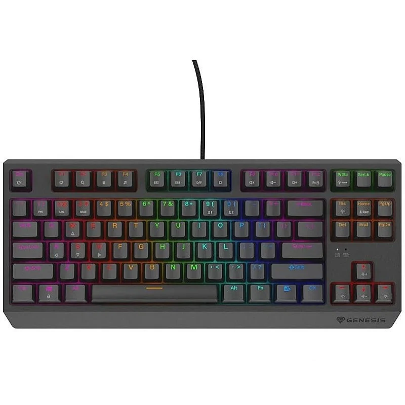 Klaviatūra Genesis Thor 230 TKL Lite. melna