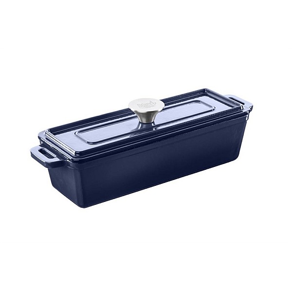 Kepimo indas Grand feu FEUSQBLUE. 35.4 x 11 x 11.4 cm. 1.7 l