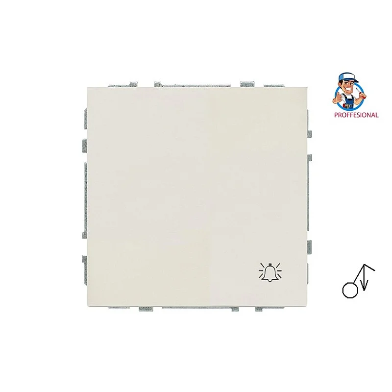 Skambučio mygtukas LIREGUS MODERN. mat. smėlio spalvos