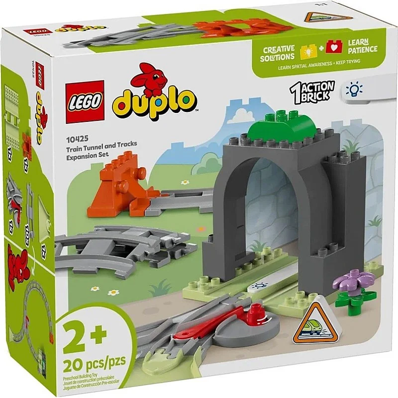 Konstruktorius LEGO® Duplo Train Tunnel And Tracks Set 10425 Konstruktorius LEGO® Duplo Train Tunnel And Tracks Set 10425