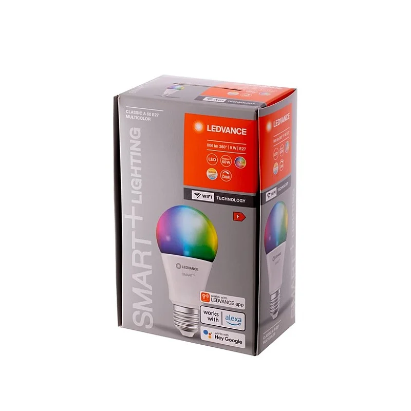 LEMP LED WIFI A60 E27 9W 806LM RGBW LEMP LED WIFI A60 E27 9W 806LM RGBW