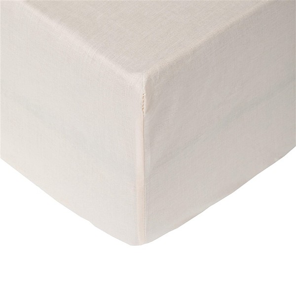 FITTED SHEET POLYCOTTON 140X200+25 BEIGE