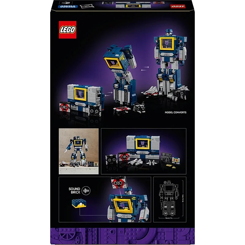 CONST LEGO TRANSFORMERS SOUNDWAVE 10358