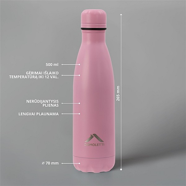 WATER BOTTLE DOMOLETTI RH503-500 PINK