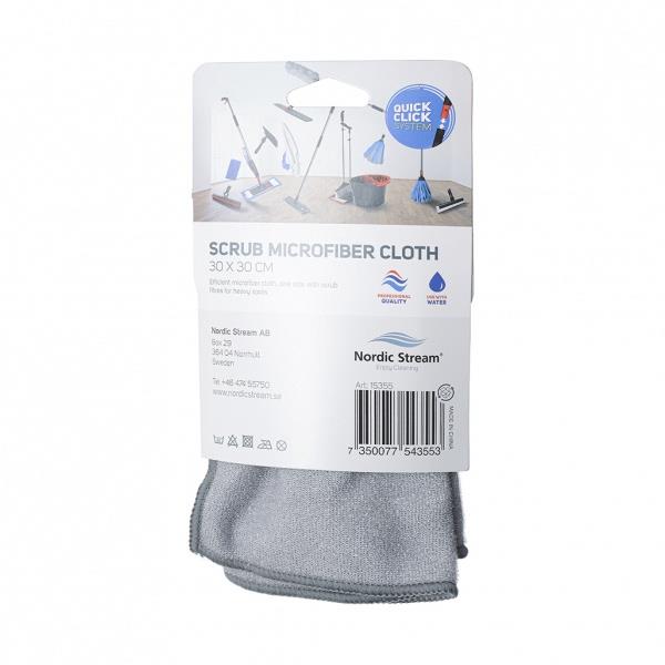 SCRUB MICROFIBER CLOTH 30X30 CM