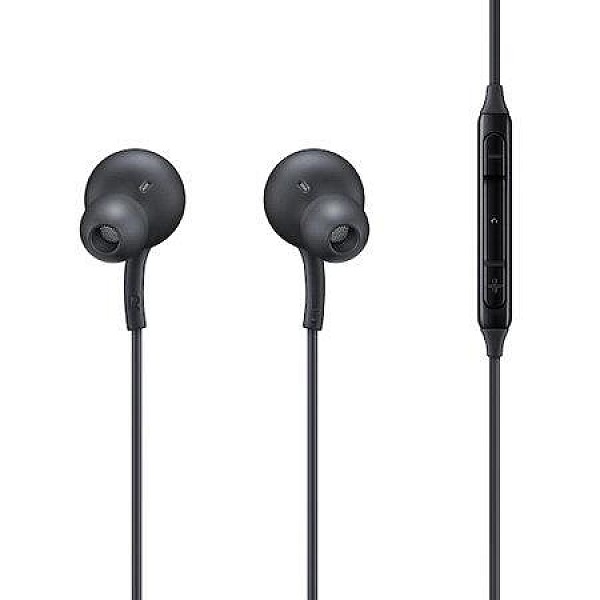 AUSINĖS SAMSUNG AKG USB-C JUODOS