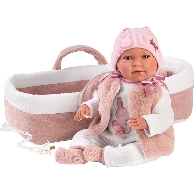 Lelle - jaundzimušais Llorens Mimi Rosa 74012. 42 cm