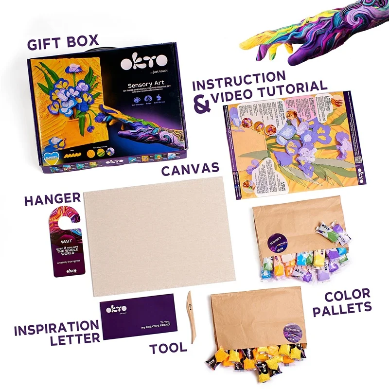 SENSORY ART CREATIVE SET IRISES