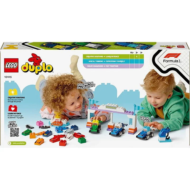 CONSTR LEGO DUPLO F1 TEAM RACE 10445