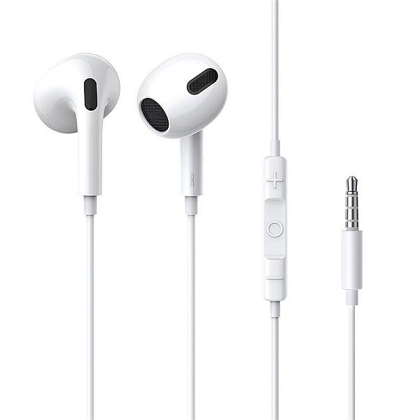 HEADPHONES 3.5MM BASEUS ENCOK H17 WHITE