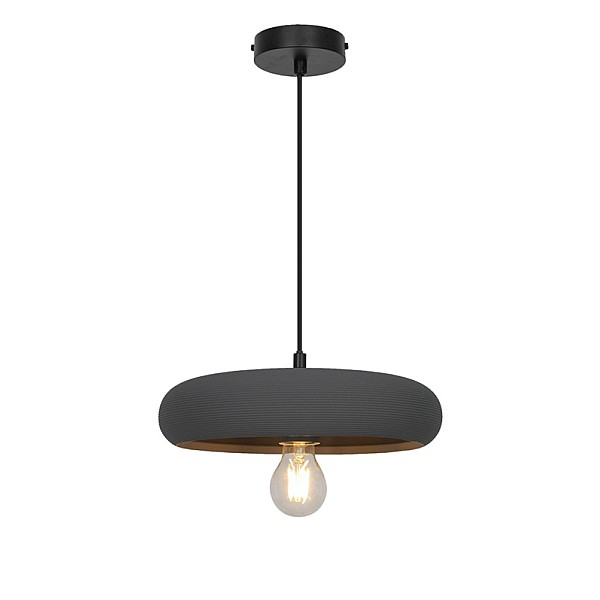 PENDANT LIGHT FARO E27 D30CM GREY