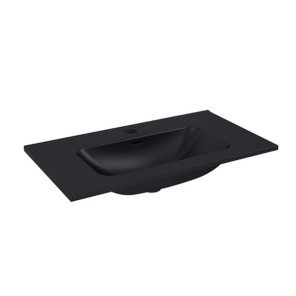 WASHBASIN SKAPPA 80 CERAM BLACK MATT