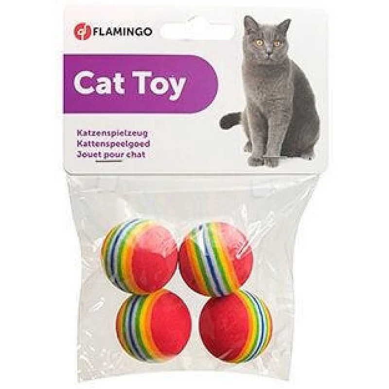 Kamuoliukai Flamingo Rainbow. įvairių spalvų