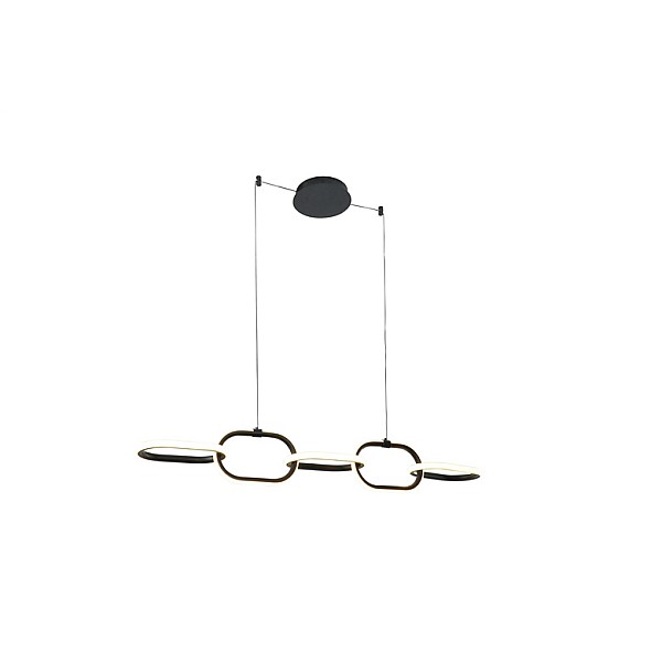 PENDANT LED LIGHT EDIRNA 5 4000K BLACK