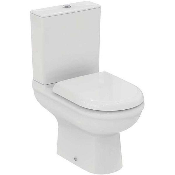 TOILET STAN EXACTO WITH COVER WHIT