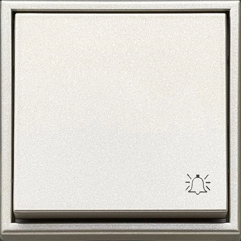 Skambučio mygtukas LIREGUS MODERN. šampano spalvos