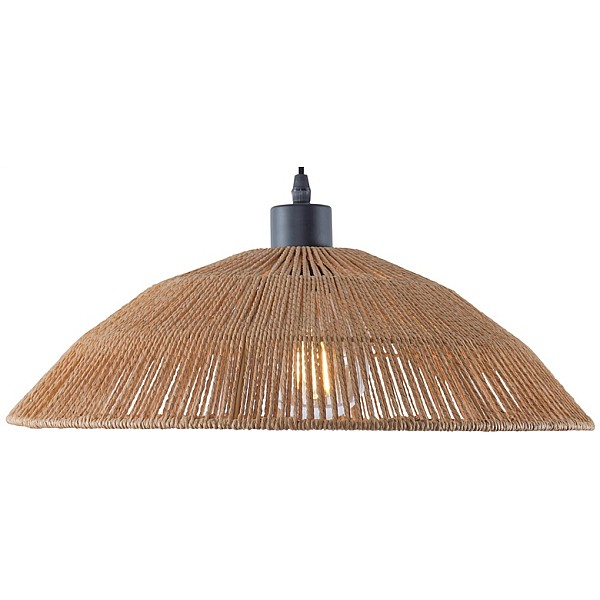 PENDANT LIGHT ARRA D40 E27 LIGHT BROWN