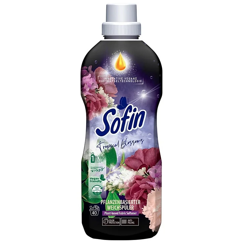 Veļas mīkstinātājs Sofin Tropical Blossoms. šķidrums. 0.8 l Veļas mīkstinātājs Sofin Tropical Blossoms. šķidrums. 0.8 l