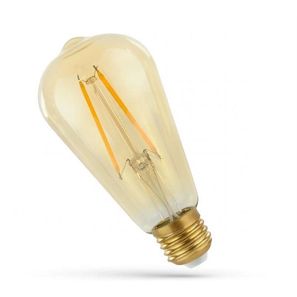 BULB LED ST58 E27 4.9W 824 500LM AMB