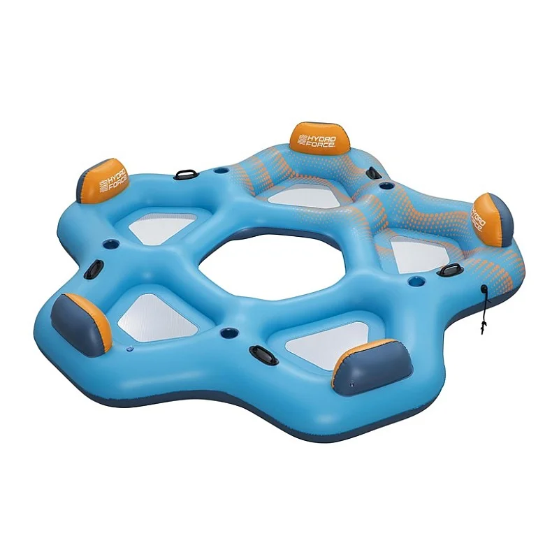 Pripučiamas plaustas Bestway Island. 43842. 300x287 cm