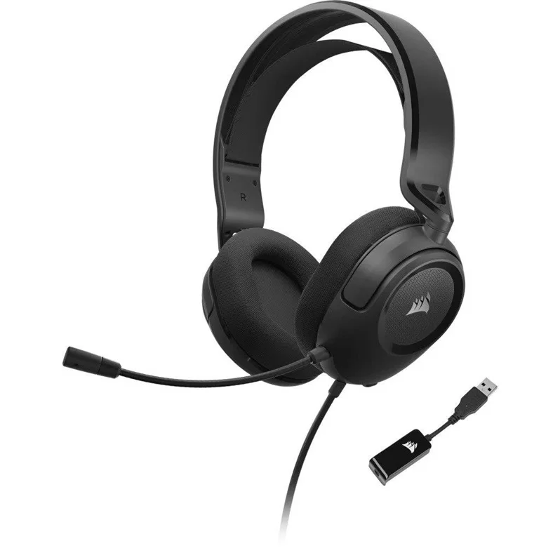 Vadu spēļu austiņas Corsair HS35 SURROUND v2. melna Vadu spēļu austiņas Corsair HS35 SURROUND v2. melna
