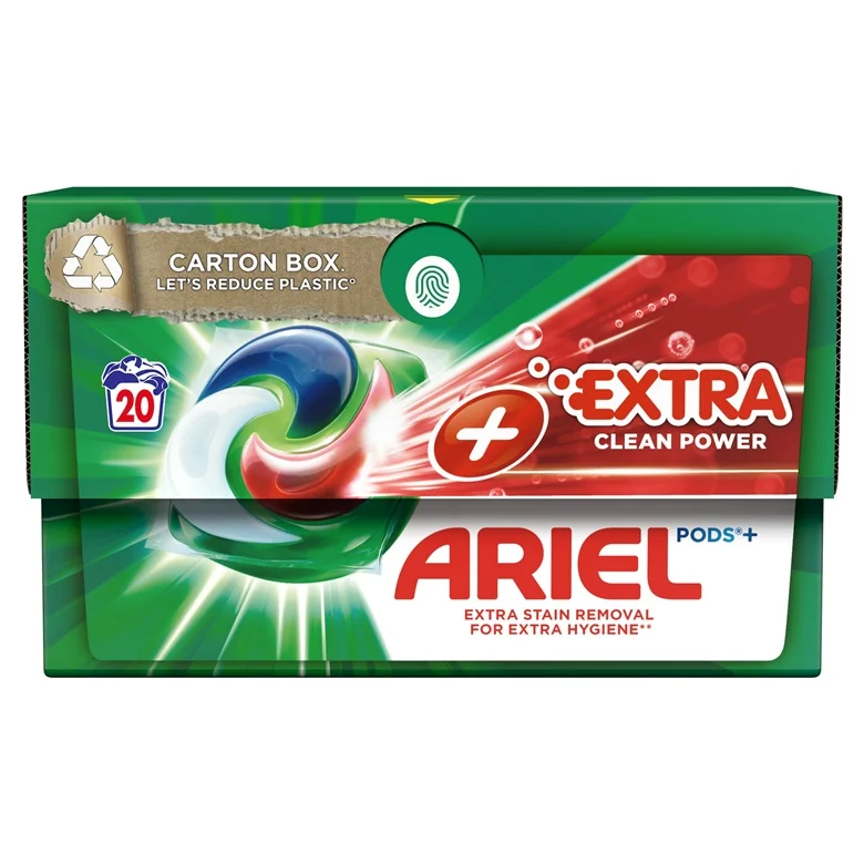 MAZG. KAPSULAS ARIEL EXTRA CLEAN 20GAB MAZG. KAPSULAS ARIEL EXTRA CLEAN 20GAB
