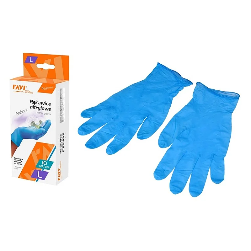 GLOVES NITRILE 10PCE L